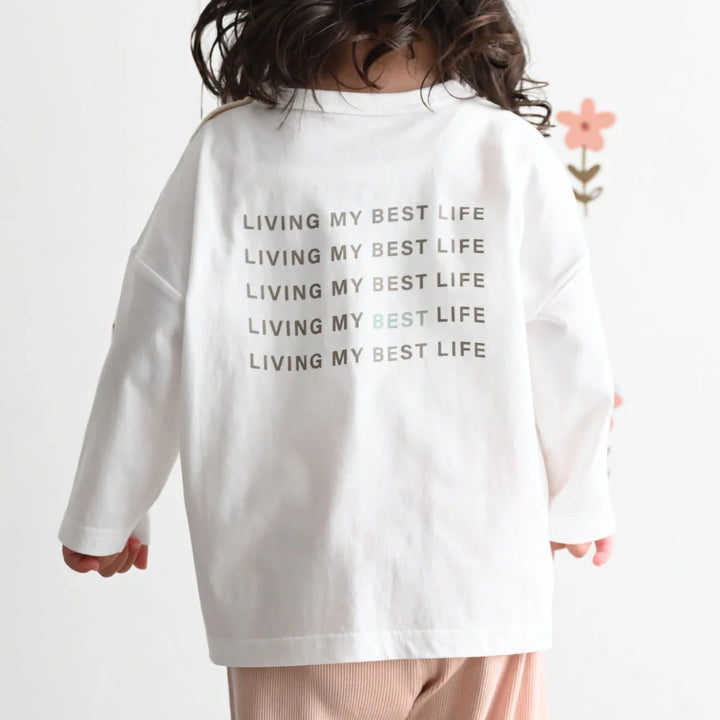 【春夏系列】兒童寬鬆長袖 T恤