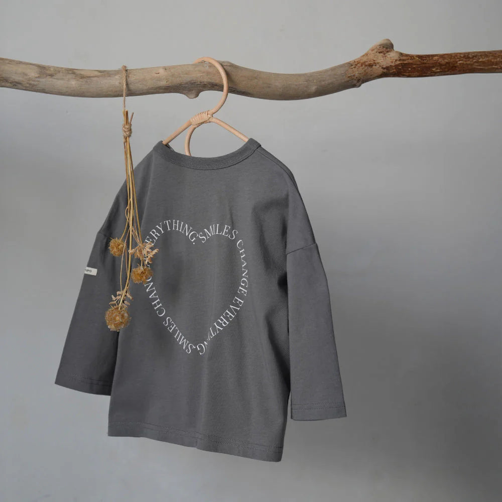 【春夏系列】兒童寬鬆長袖 T恤