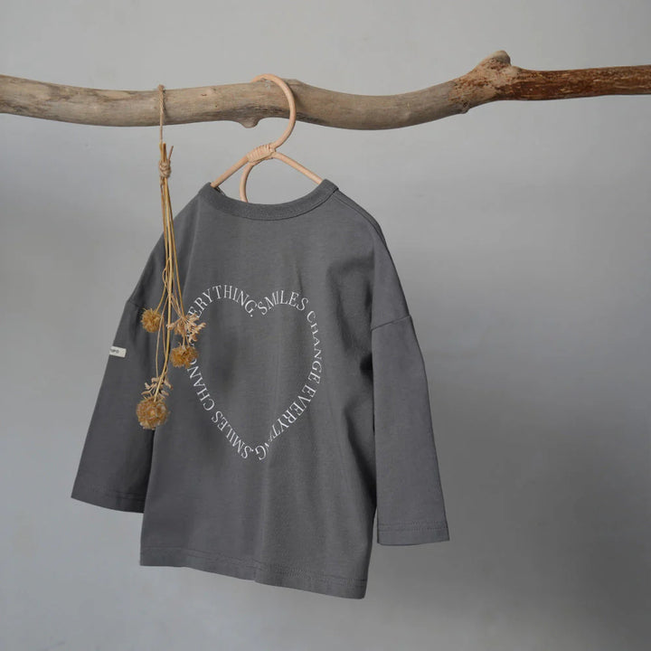 【春夏系列】兒童寬鬆長袖 T恤