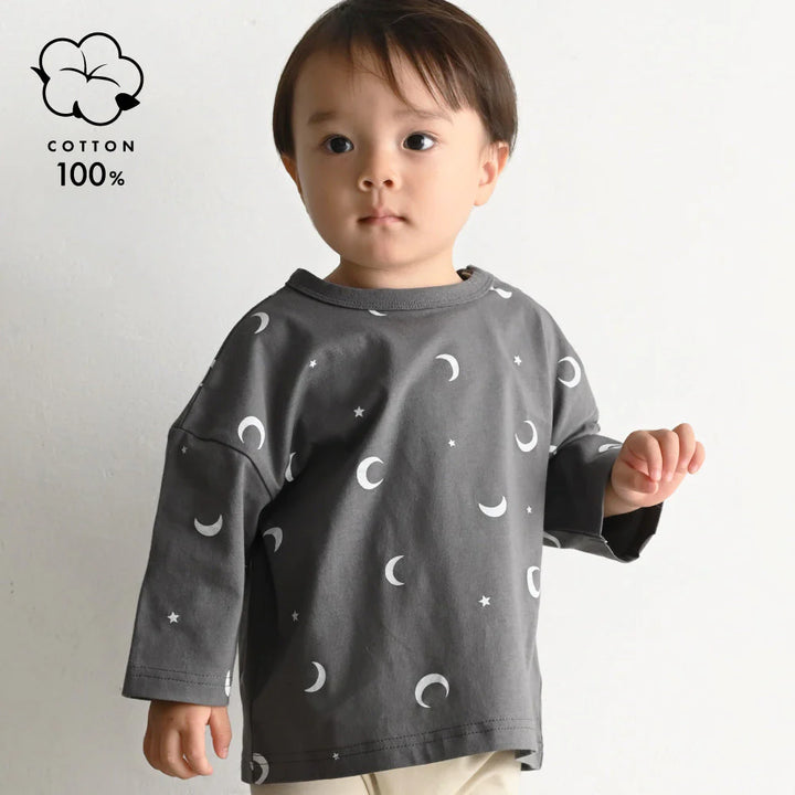 【春夏系列】兒童寬鬆長袖 T恤