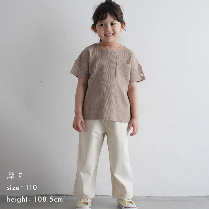 【春夏上衣】質感休閒 華夫格上衣