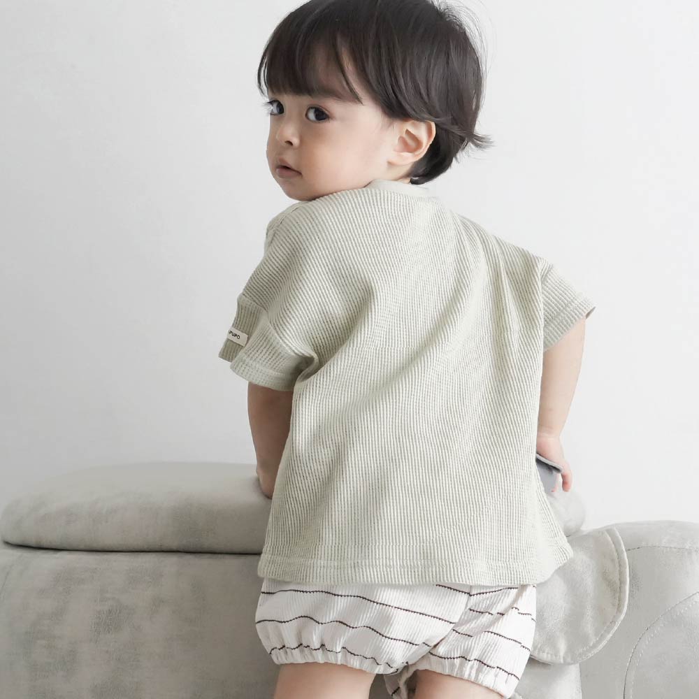 【春夏上衣】質感休閒 華夫格上衣