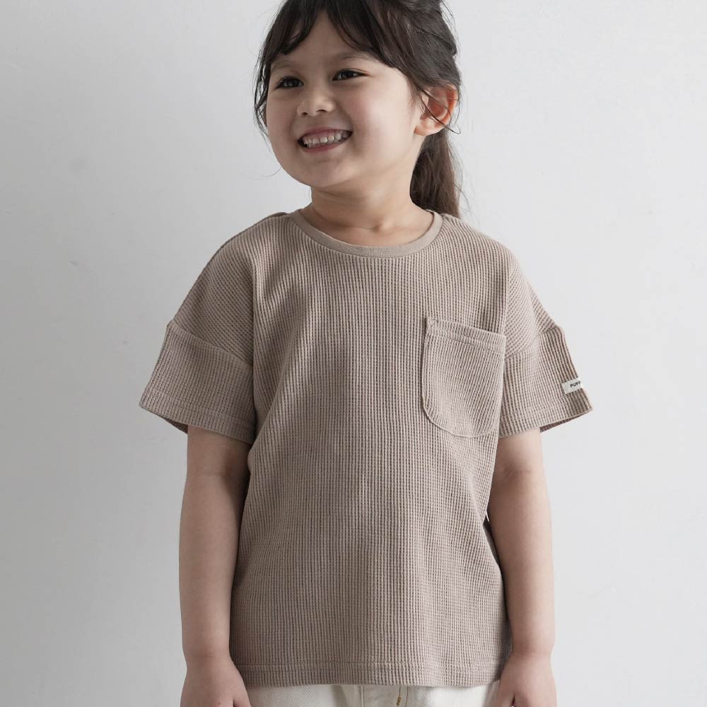 【春夏上衣】質感休閒 華夫格上衣