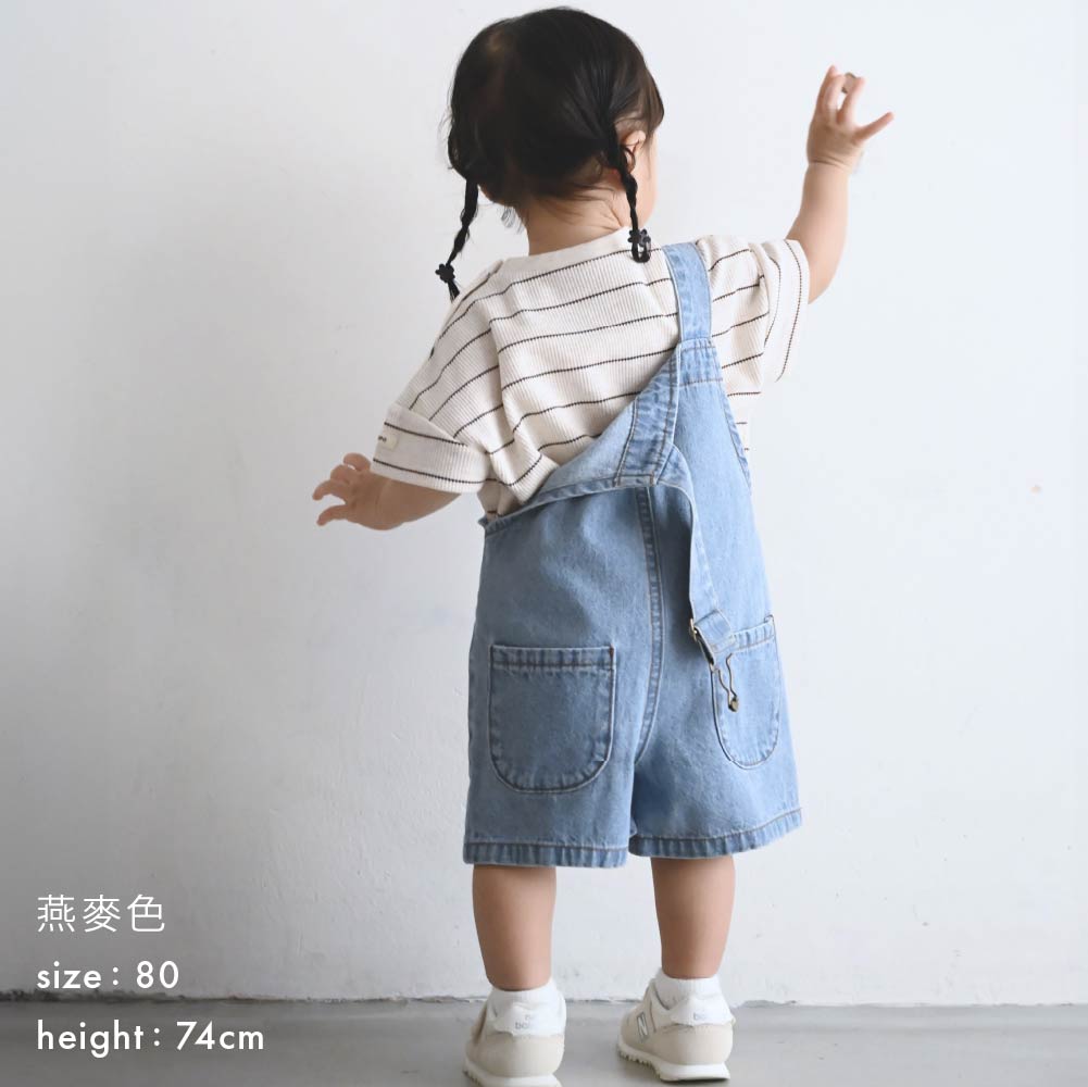 【春夏上衣】印花華夫格 短袖上衣