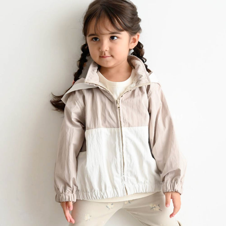 【春夏系列】兒童防潑水連帽外套
