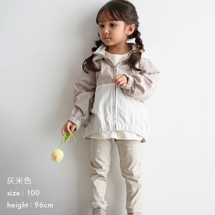 【春夏系列】兒童防潑水連帽外套