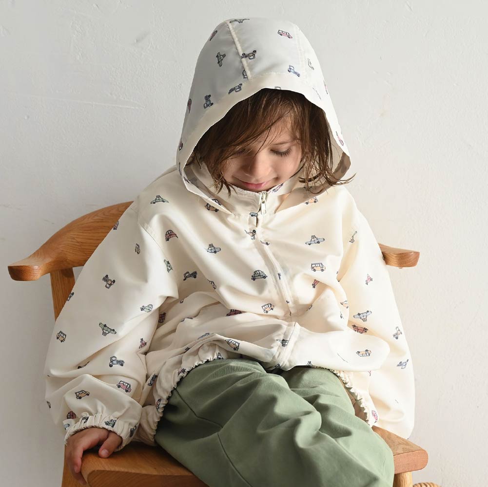 【春夏系列】兒童防潑水連帽外套