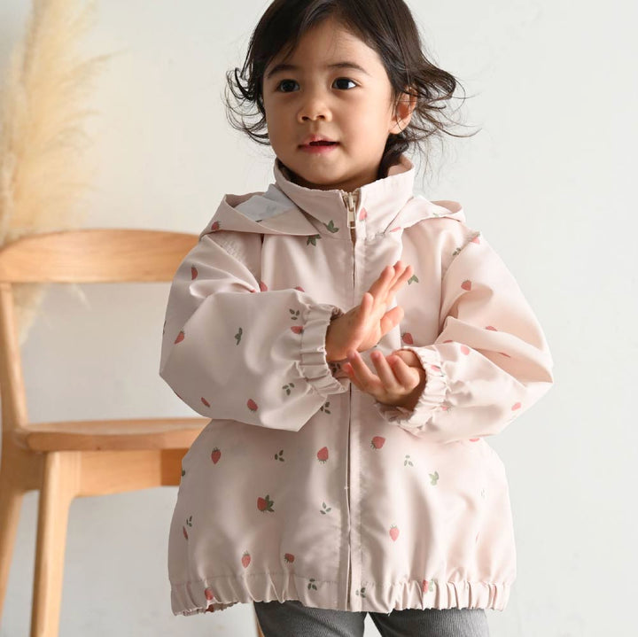【春夏系列】兒童防潑水連帽外套