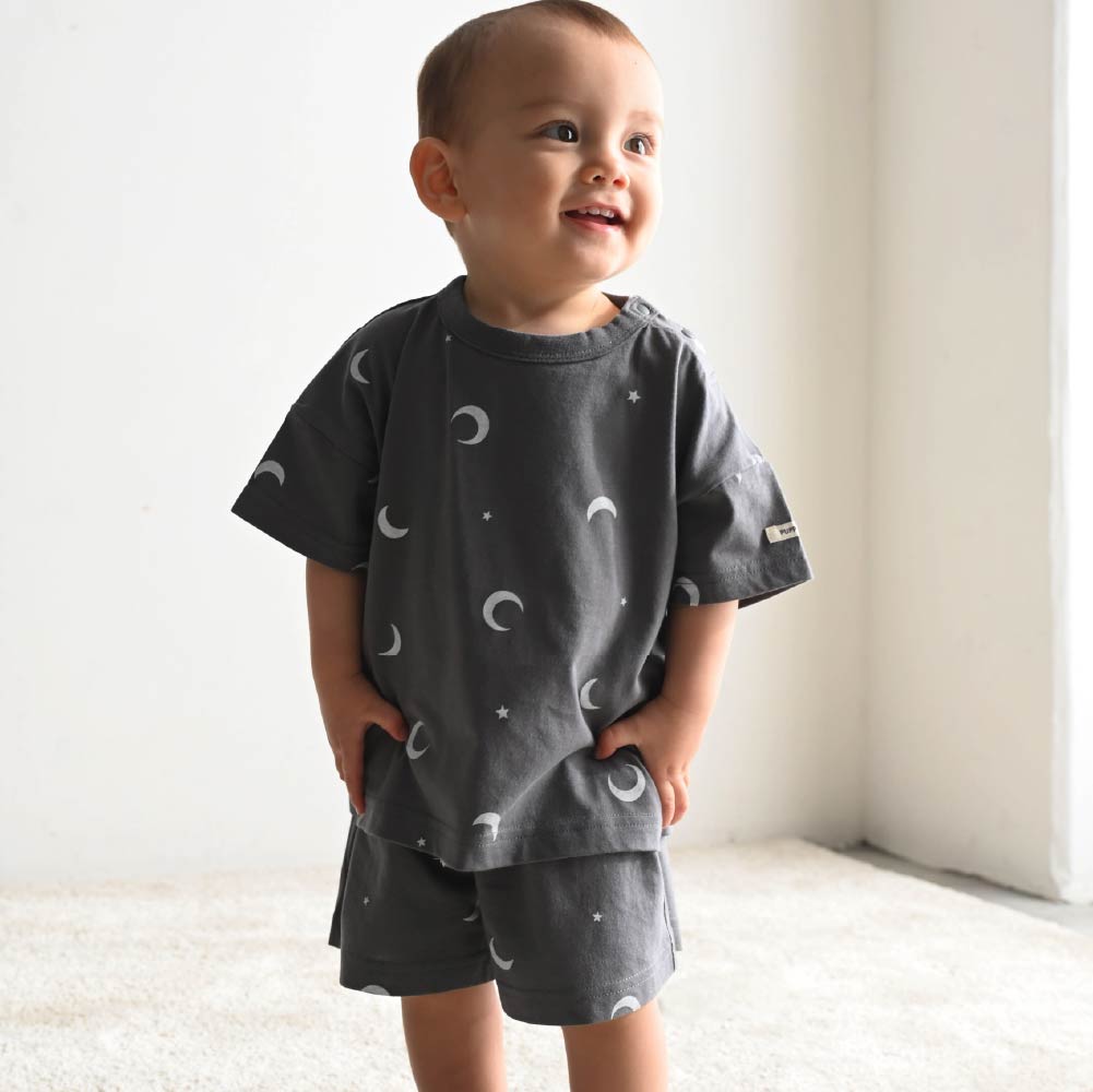 【春夏套裝】印花休閒短袖套裝