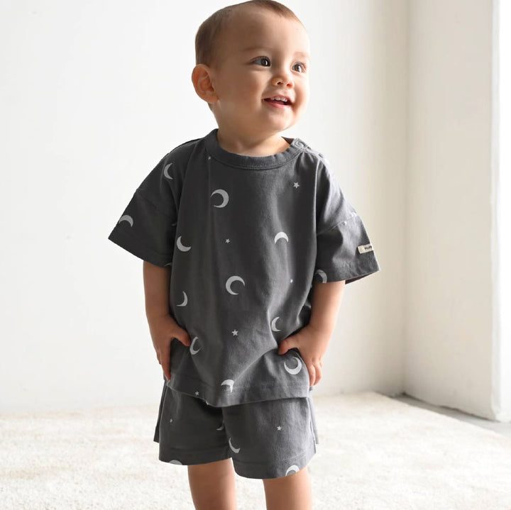 【春夏套裝】印花休閒短袖套裝