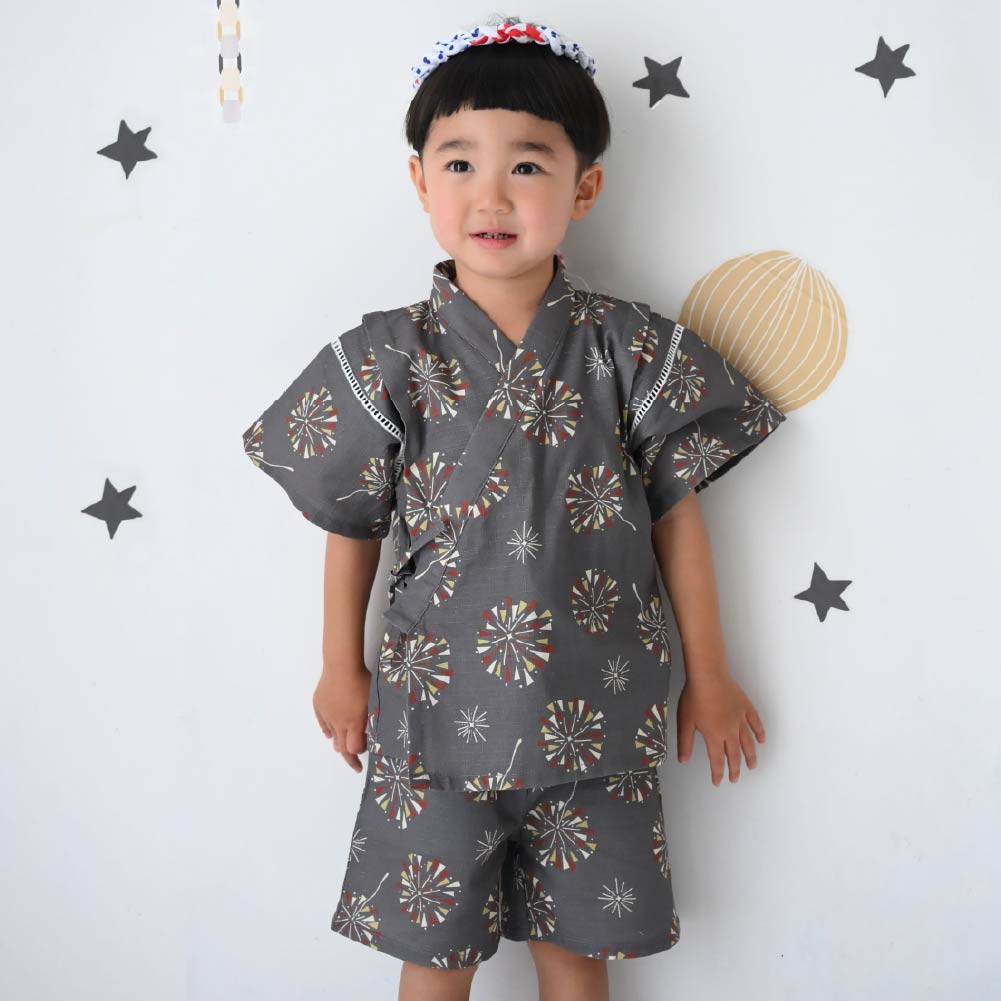 夏日色彩兒童甚平