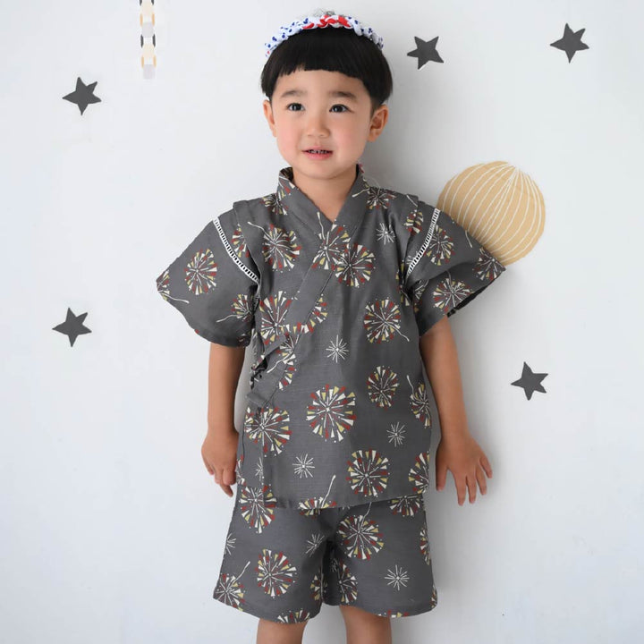 夏日色彩兒童甚平