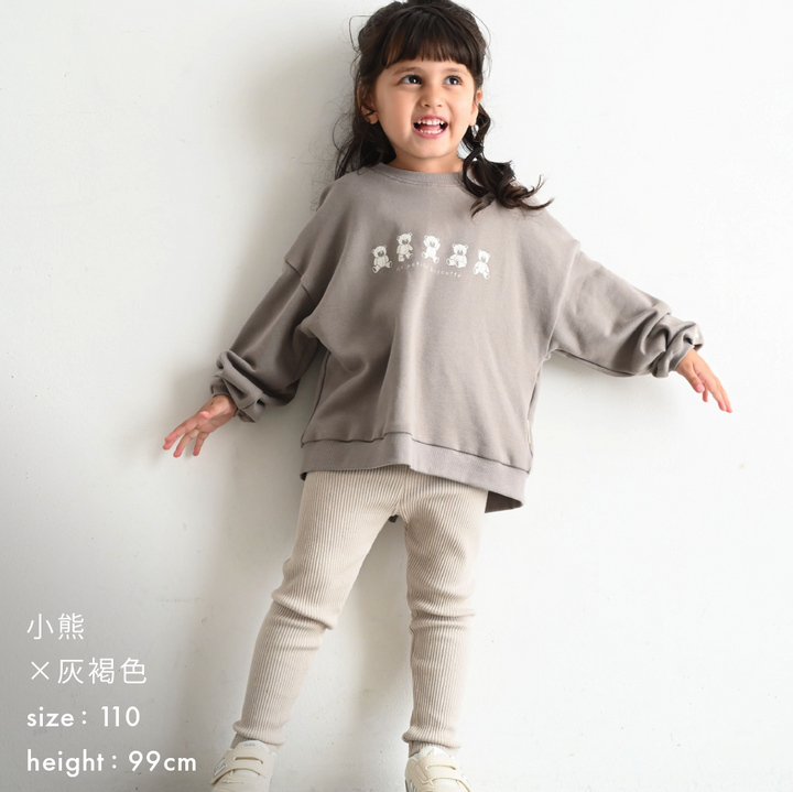 【秋冬上衣】刺繡圖案 長袖T恤