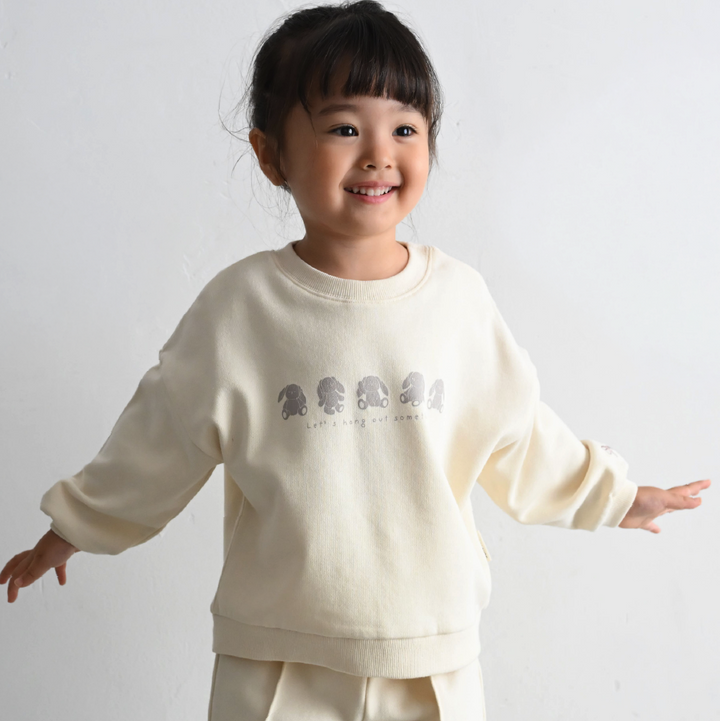 【秋冬上衣】刺繡圖案 長袖T恤