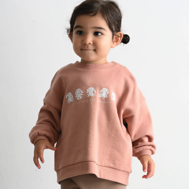 【秋冬上衣】刺繡圖案 長袖T恤