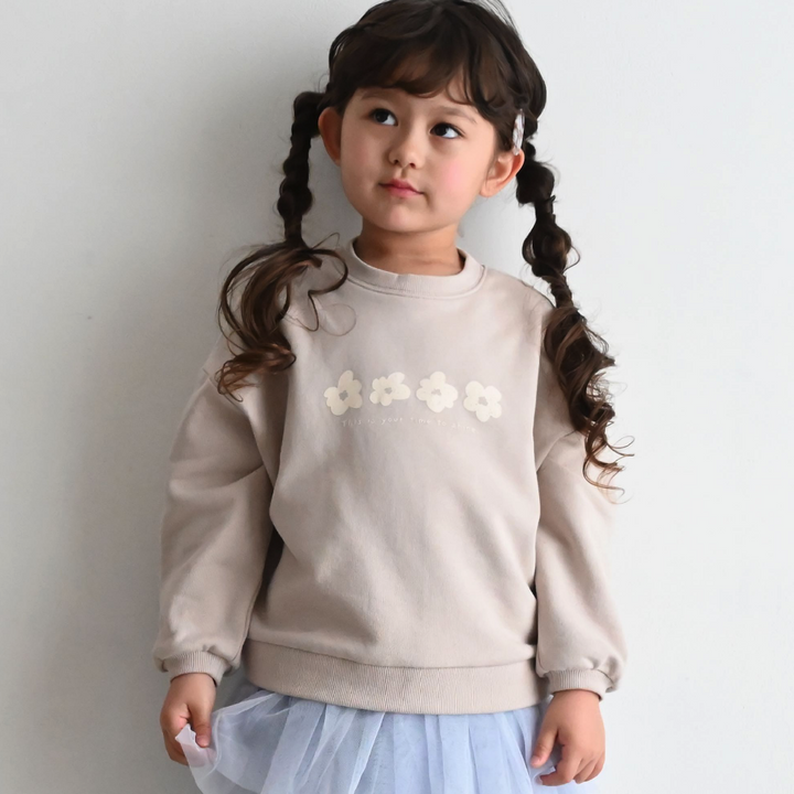 【秋冬上衣】刺繡圖案 長袖T恤