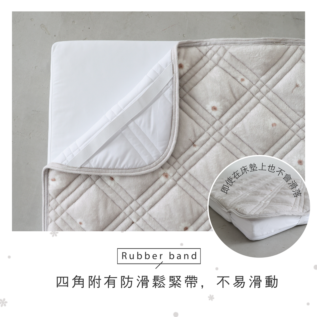 法蘭絨 吸濕發熱 嬰兒床墊