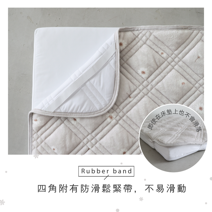 法蘭絨 吸濕發熱 嬰兒床墊