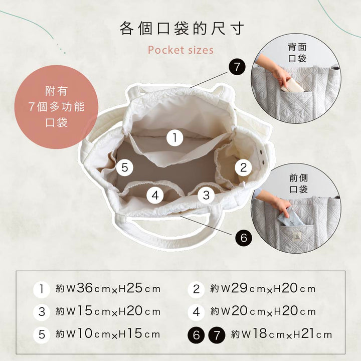【Nubi】 兩用媽媽包