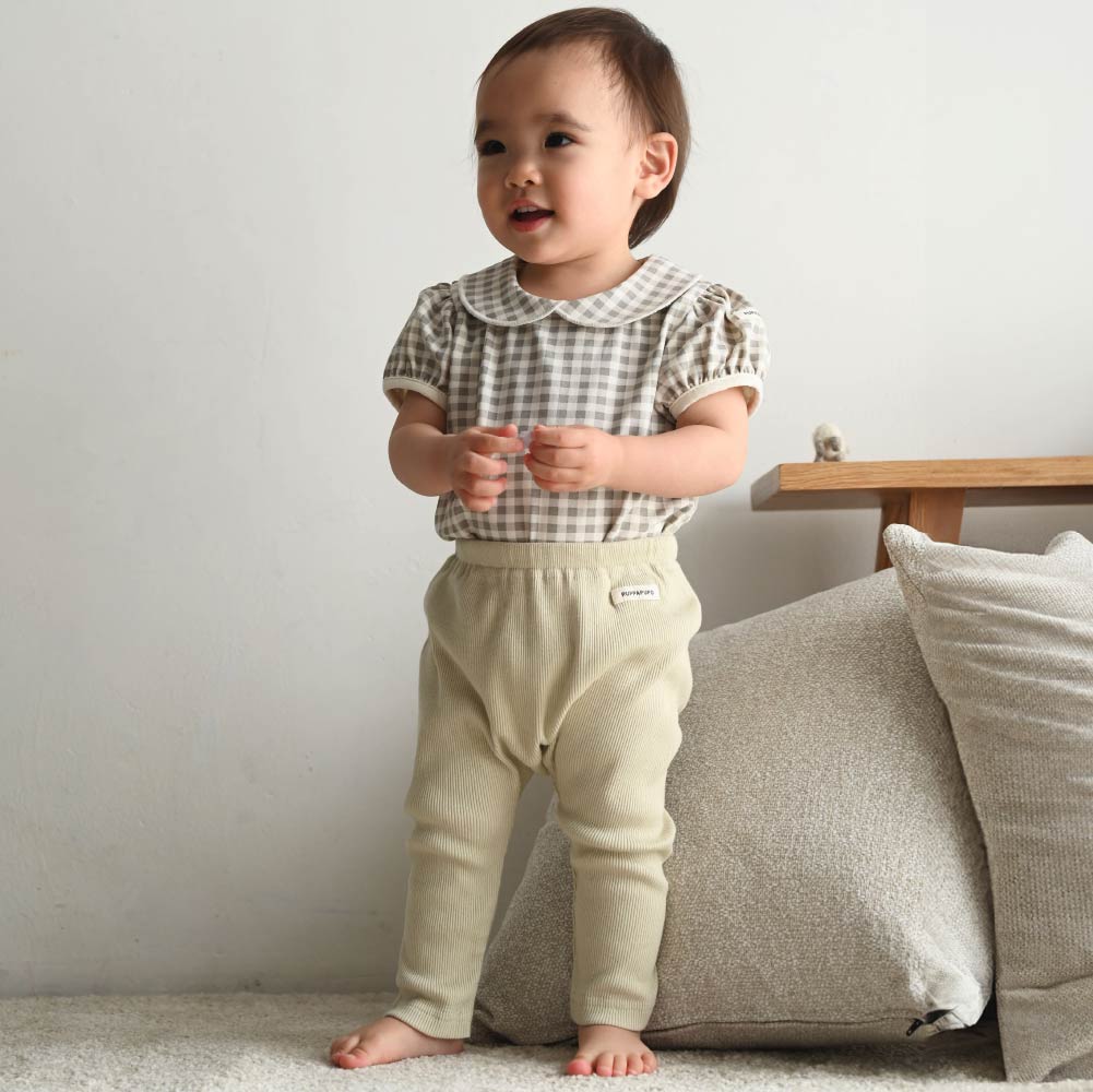 【春夏系列】修身彈力羅紋 內搭褲