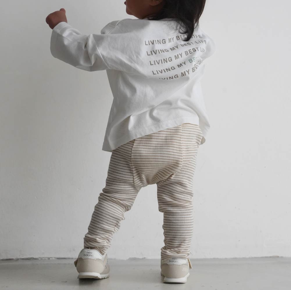 【春夏系列】修身彈力羅紋 內搭褲