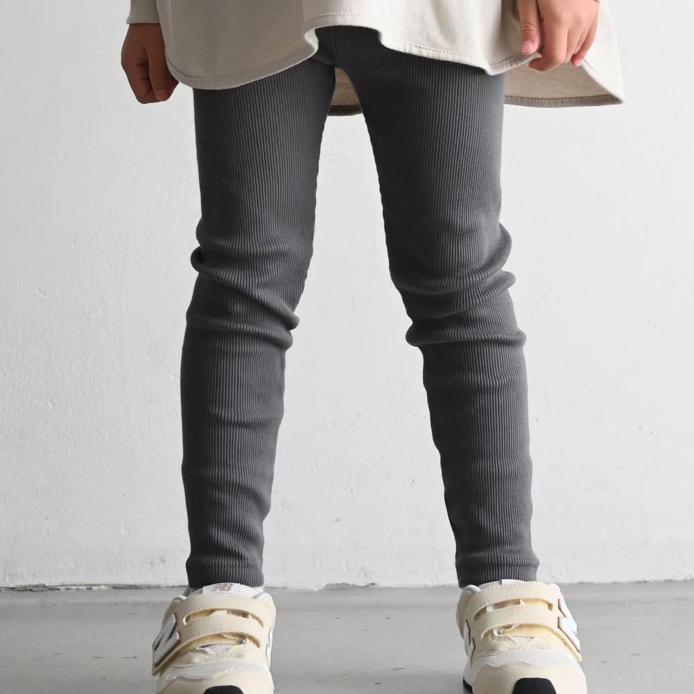 【春夏系列】修身彈力羅紋 內搭褲