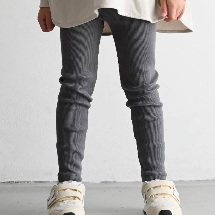 【春夏系列】修身彈力羅紋 內搭褲