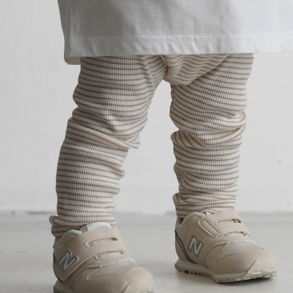 【春夏系列】修身彈力羅紋 內搭褲