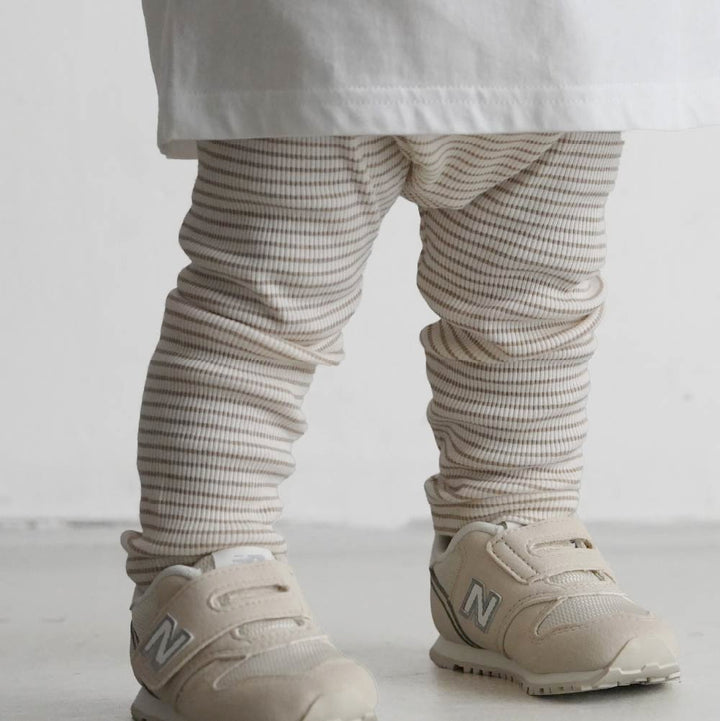 【春夏系列】修身彈力羅紋 內搭褲