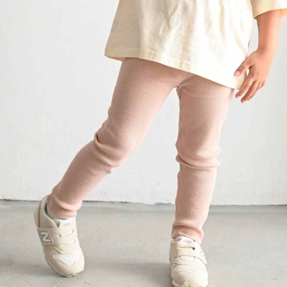 【春夏系列】修身彈力羅紋 內搭褲