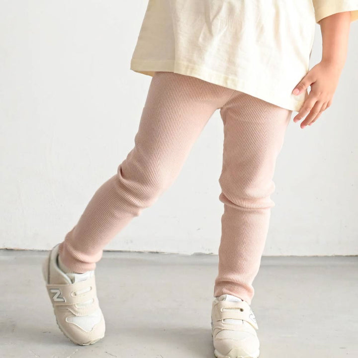 【春夏系列】修身彈力羅紋 內搭褲