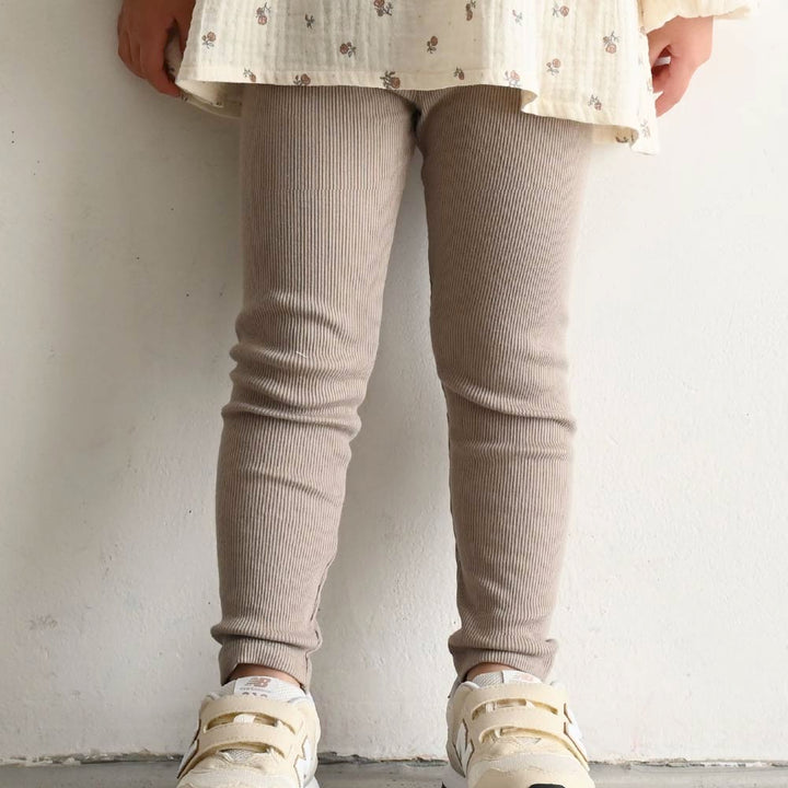 【春夏系列】修身彈力羅紋 內搭褲