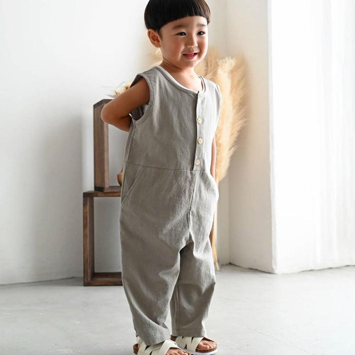 【春夏系列】工裝寬版 連身褲