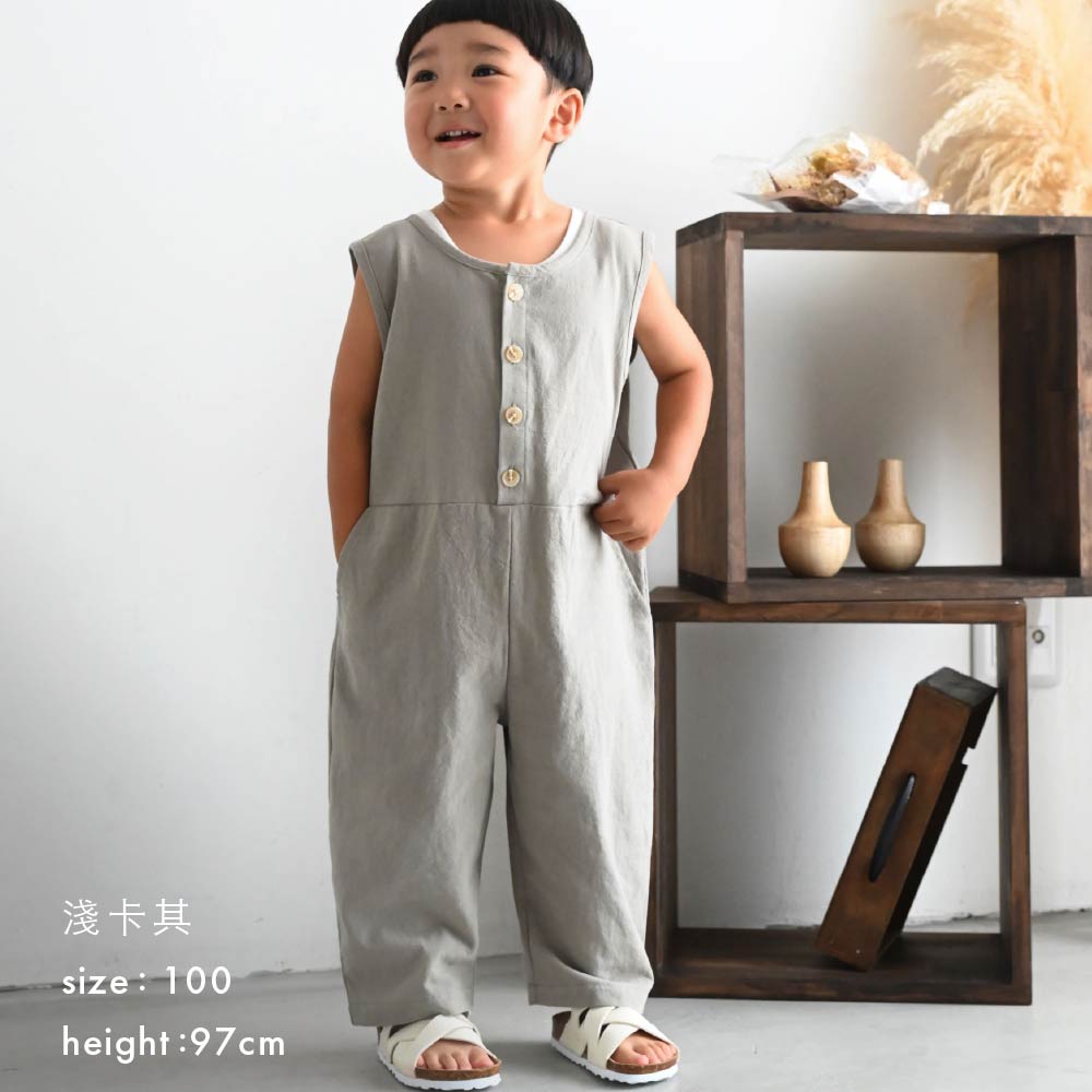 【春夏系列】工裝寬版 連身褲