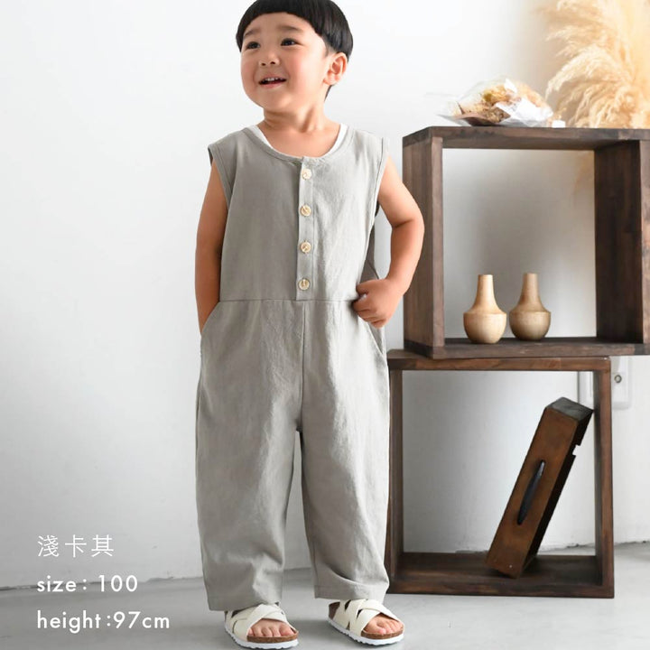 【春夏系列】工裝寬版 連身褲