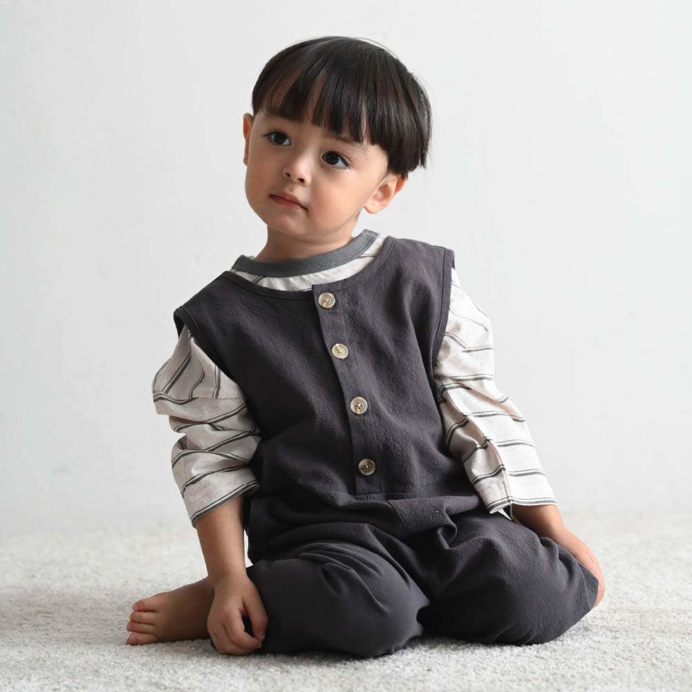 【春夏系列】工裝寬版 連身褲