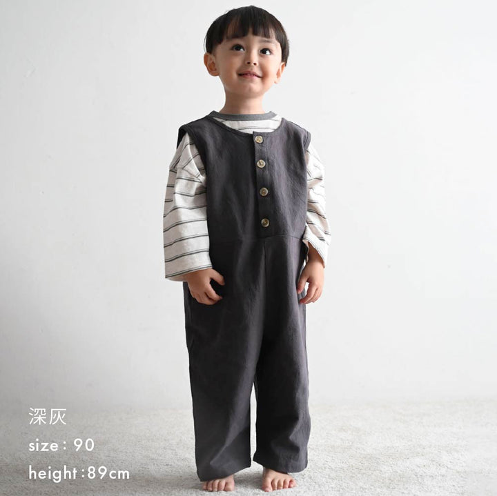 【春夏系列】工裝寬版 連身褲