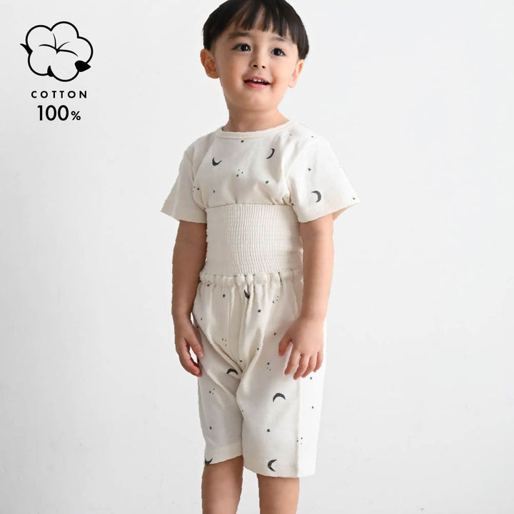 【春夏套裝】短袖護肚睡衣