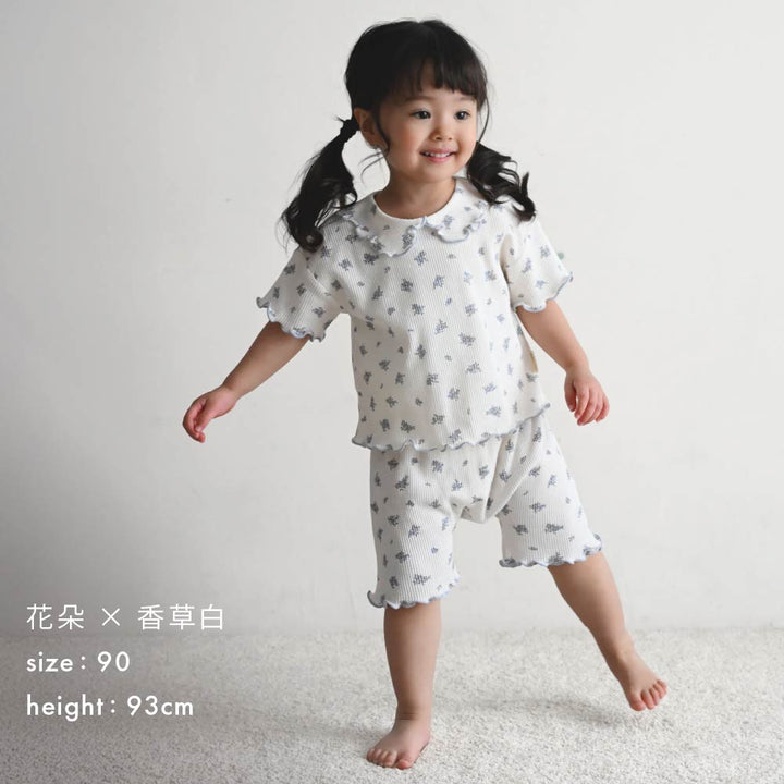 【春夏套裝】有領護肚 短袖睡衣組