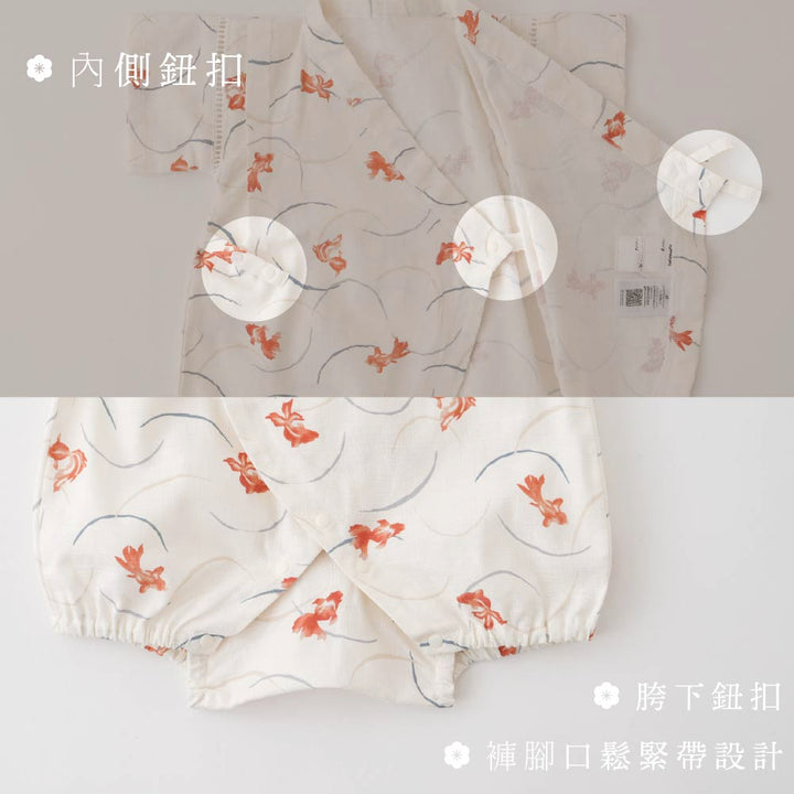 男嬰和風夏季 連身甚平