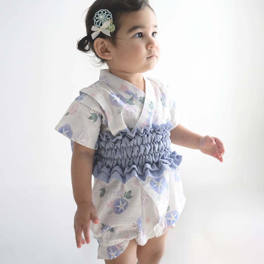 女嬰和風夏季 連身浴衣