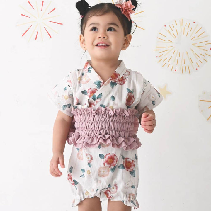 女嬰和風夏季 連身浴衣