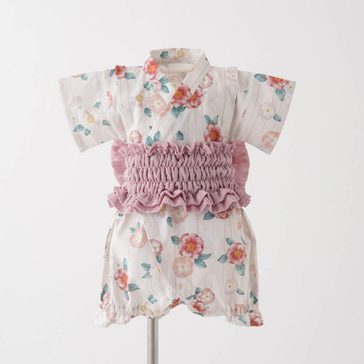 女嬰和風夏季 連身浴衣