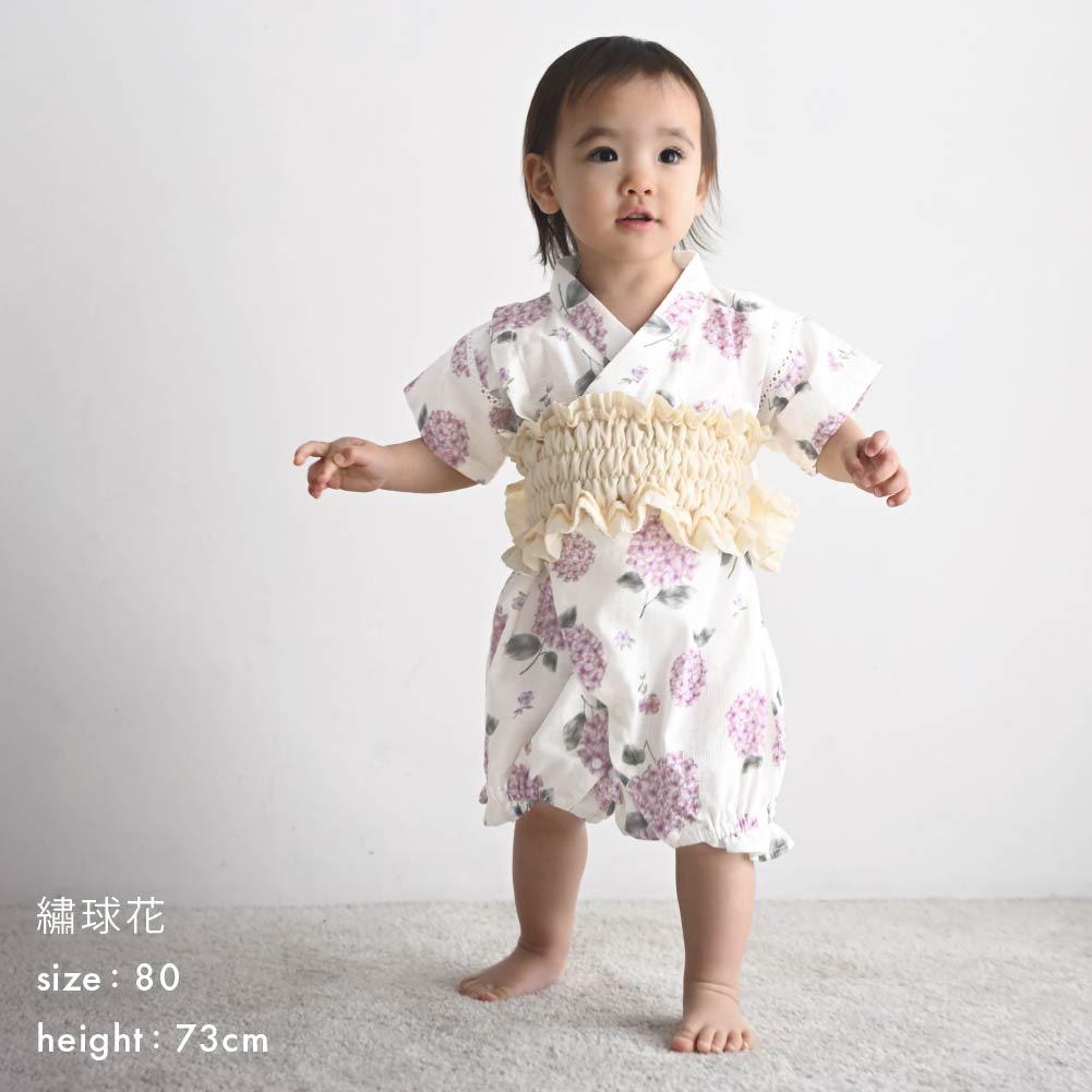 女嬰和風夏季 連身浴衣