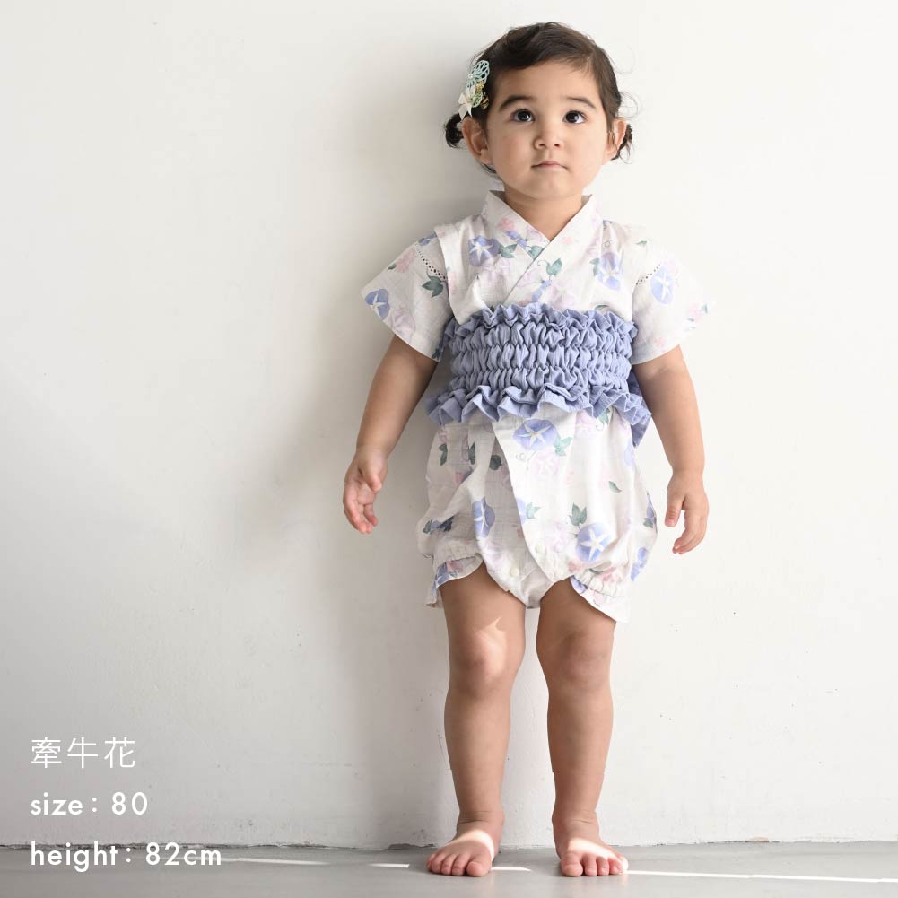 女嬰和風夏季 連身浴衣