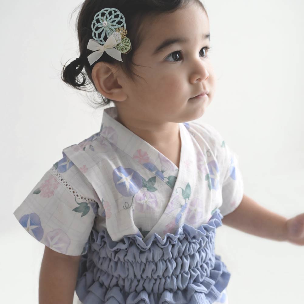 女嬰和風夏季 連身浴衣