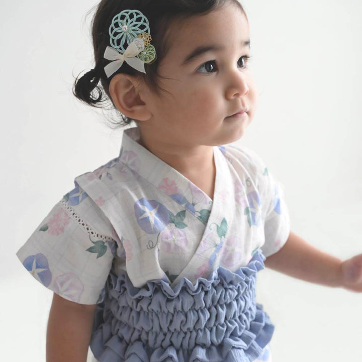 女嬰和風夏季 連身浴衣