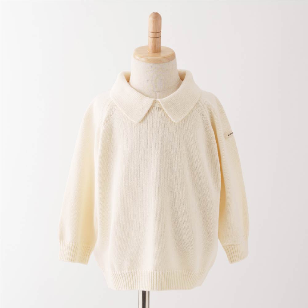【秋冬上衣】翻領針織毛衣