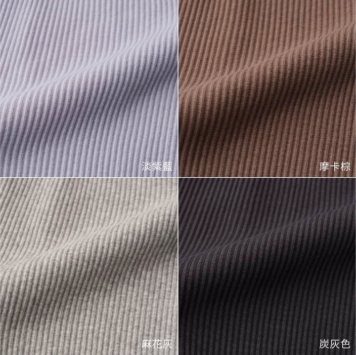 【秋冬連身衣】羅紋長袖包屁衣