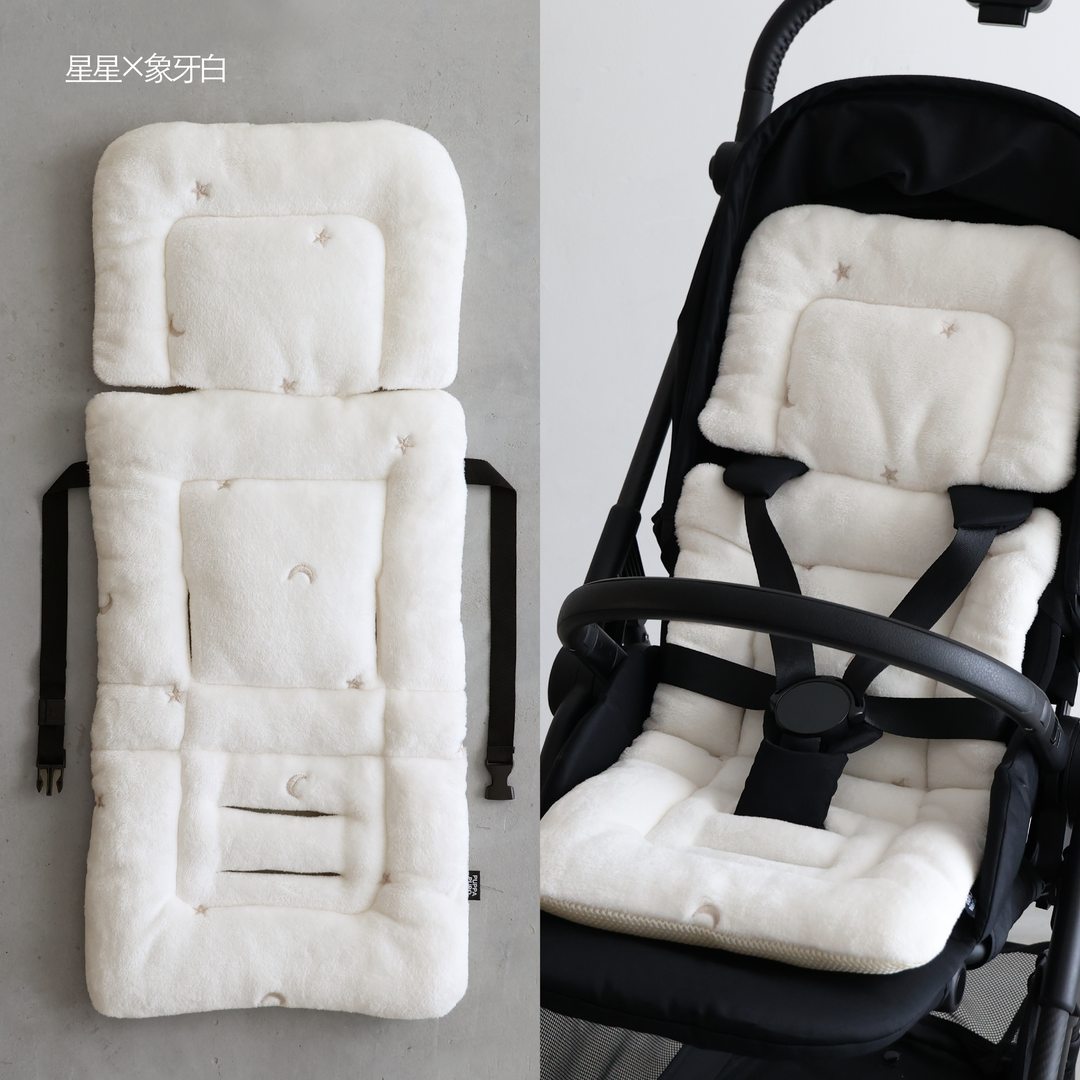 法蘭絨 嬰兒車座墊